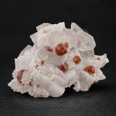 Hassonite Garnets on Quartz & Albite